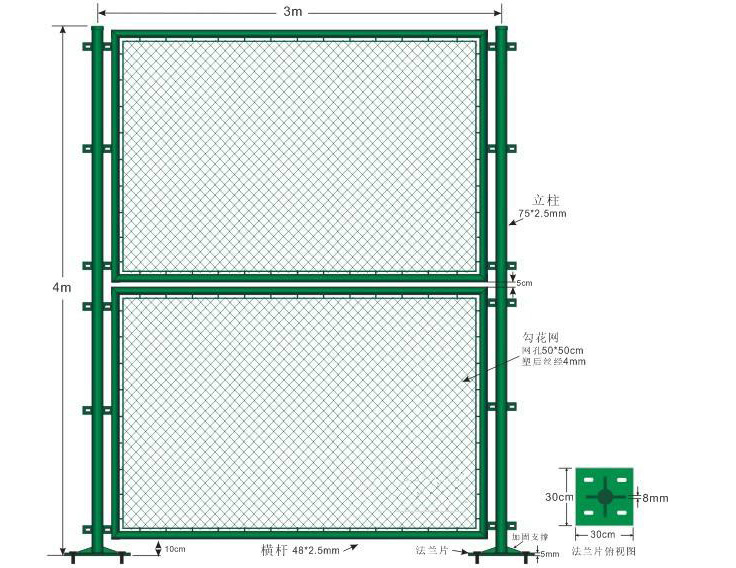 籃球場(chǎng)運(yùn)動(dòng)場(chǎng)圍網(wǎng)施工流程及注意事項(xiàng)